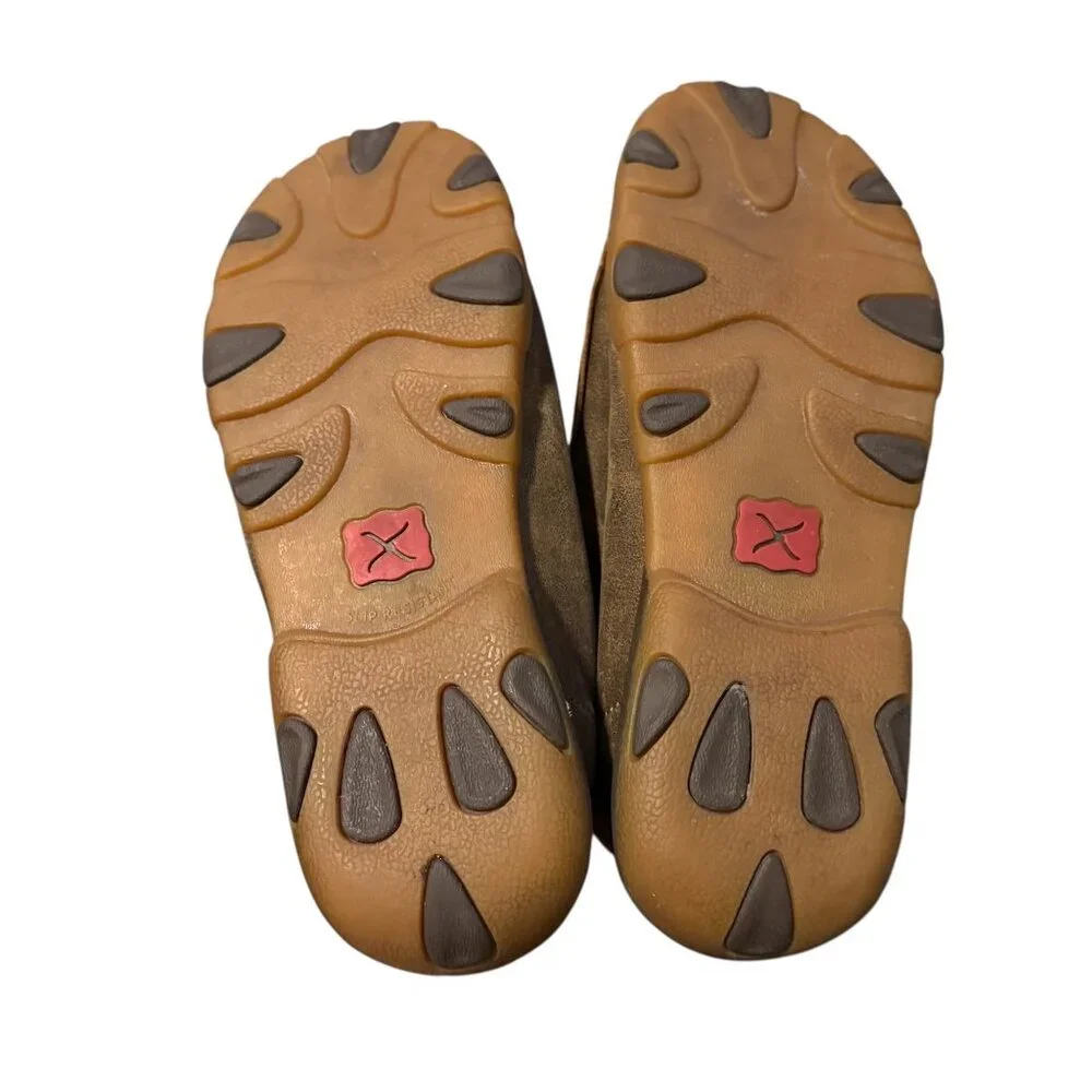 Twisted X Sunflower Brown Moccasins Womens Size 7 - Picture 7 of 8
